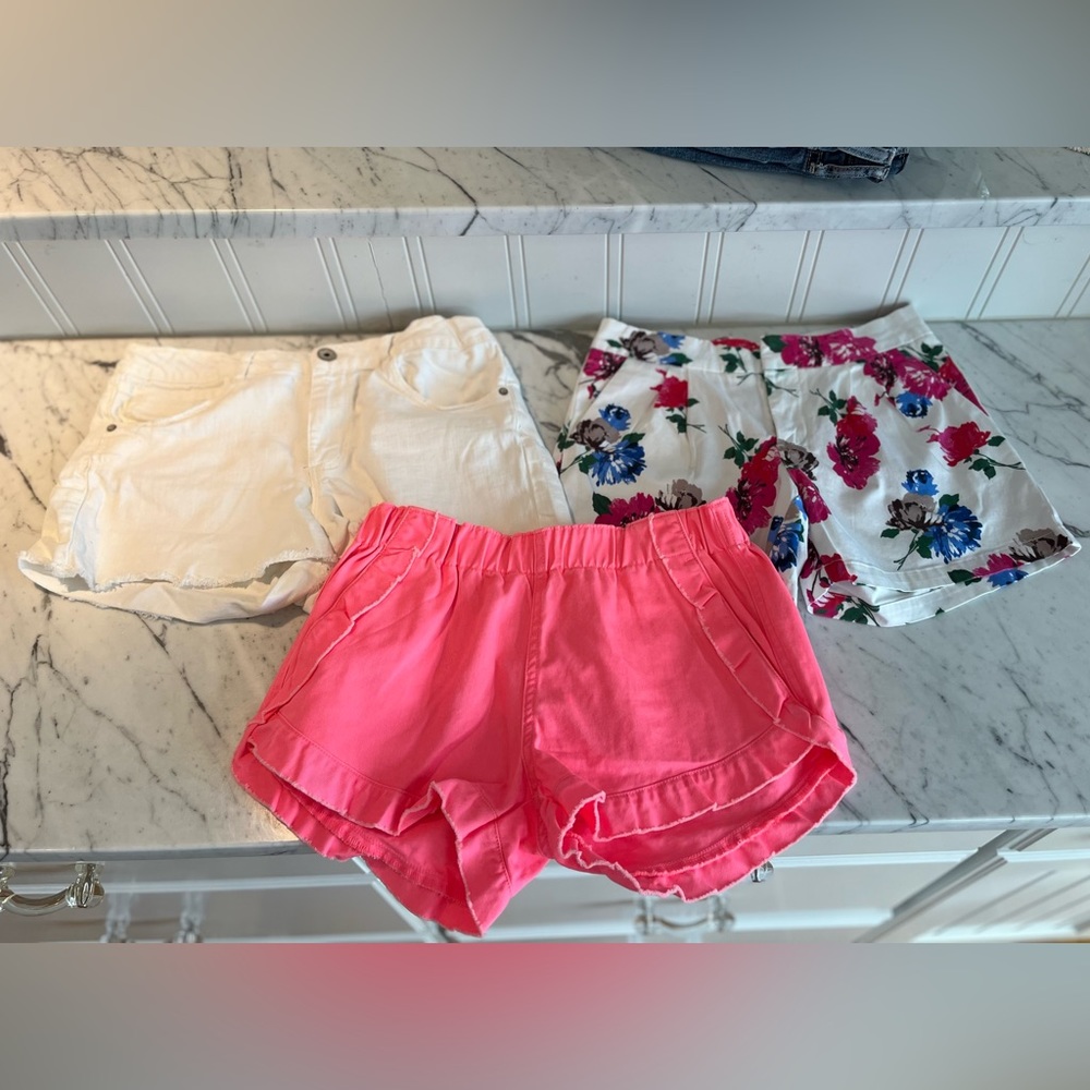 Lot of 3 Girls Shorts, 12-14